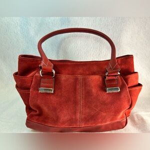Tignanelle Red Leather Handbag